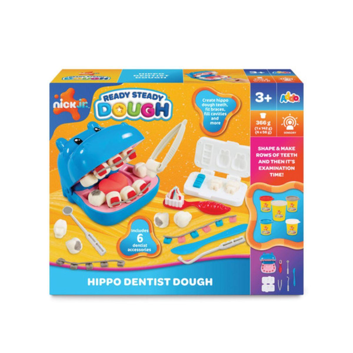 Nick Jr. Ready Steady Dough Hippo Dentist Dough Playset | Mothercare